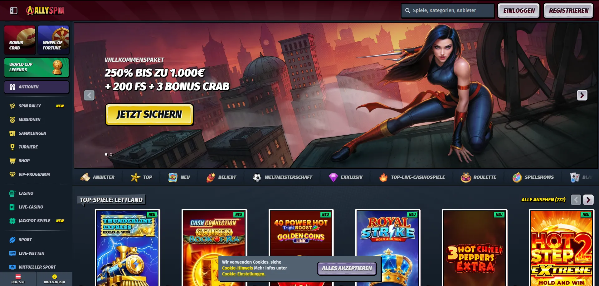 AllySpin Casino Lizenz und Sicherheit &ndash; Anjouan Gaming Zertifizierung